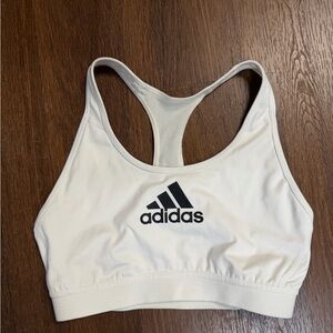 adidas Don't Rest Alphaskin Women's Medium Support Bra - White, Size: S